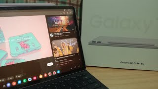 Unboxing Samsung Galaxy Tab S9 FE 5G [upl. by Ahsik]