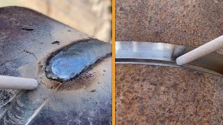 Learn to weld pipe root and cap 7018 stick welder [upl. by Nahtaj]