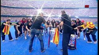 FCBarcelona  Celebració Champions 2011  Camp Nou 13 [upl. by Gnirps]