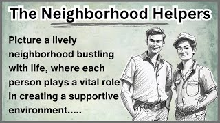 learn english through story level 3  the neighborhood helpers episode 0000044 [upl. by Ervin]