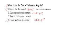 What does the Ctrl  V shortcut key do [upl. by Atinad788]