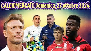 CALCIOMERCATO Domenica 27 ottobre 2024 [upl. by Nappie]