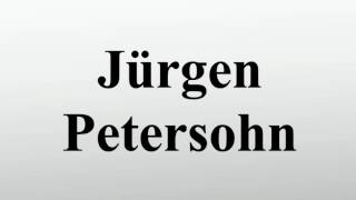 Jürgen Petersohn [upl. by Nad]