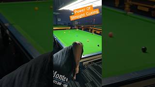 Best Straight Cueing Practice cueaction snooker straight cueing dailyshorts trickshots 9ball [upl. by Polad]