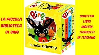 La piccola biblioteca di Bing Libri inglesi tradotti in italiano  audiolibri per bambini [upl. by Nauht]