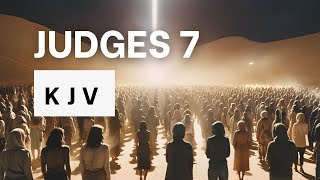 Judges Chapter 7  KJV Audio Bible  Gideon Defeats the Midianites  Words  No music [upl. by Arahd400]