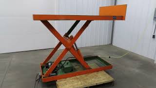 ATI STI23266E Electric Lift Table 2000LB 42quot Travel 32x66quot Top 1Ph 120V Sku 279180 [upl. by Leugar]