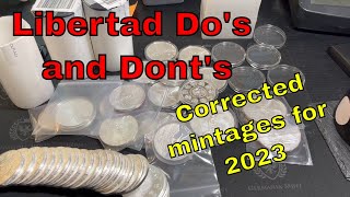 Libertad Corrected Mintages 2023 [upl. by Gwennie718]