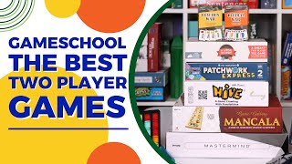 The BEST Two Player Games  Gameschooling with 2 Players [upl. by Bremen855]