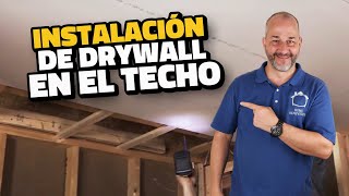 Instala Drywall en tu Techo  Guía de Instalación de Drywall Parte 2 [upl. by Allerie303]