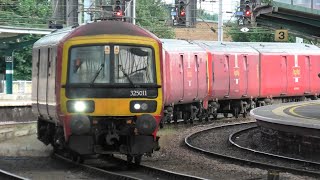 RoyalMail 325 EMU Units in Acton up and down the WCML 2024 [upl. by Ileyan]