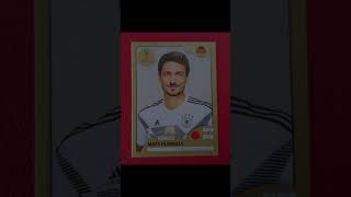 Mats Hummels Panini Sticker WM 2018 Swiss Version FußballSticker [upl. by Delmar541]