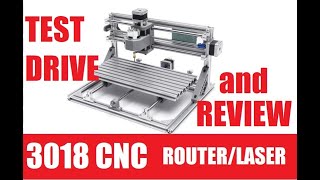 Test drive a 3018 Mini CNC Router  free CADCAM Easel and GRBL program setup [upl. by Aratas170]