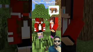 Is the Tail in the Grass A Tigers or A Snake minecraft animation maizen trending viral shorts [upl. by Garvey]