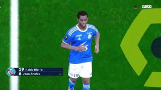 Marseille vs Strasbourg  Ligue 1 202324  PES 21 [upl. by Araccat14]