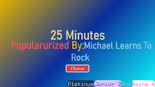 25 Minutes Michael Learns To Rock KaraokeMinus OneInstrumentalReyna 4 [upl. by Kaehpos924]