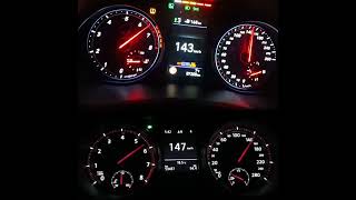 I30N VS GTI clubsport acceleration 100 a 200 automobile racing gti i30n Gticlubsport vw [upl. by Eddra]