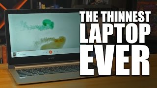 2016s Thinnest Laptop  Too Thin or Epic Win  Acer Swift 7 [upl. by Selma]