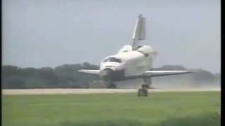 STS39 Discovery  39th Space Shuttle Landing [upl. by Hathaway899]