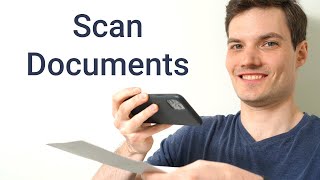 How to Scan a Document to your Phone [upl. by Eedrahs]