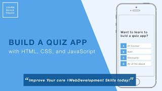 Build a Quiz App 4  Display Feedback for CorrectIncorrect Answers [upl. by Mick]