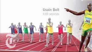 London Olympics 2012  Usain Bolts Gold in the 100 Meter Sprint  The New York Times [upl. by Sabsay315]