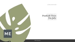 Postlude from Das Jahr String Orchestra  Fanny MendelssohnArr Daniel Bukin [upl. by Pengelly]