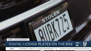 Digital license plates changing the way traditional plates are used [upl. by Eenet]