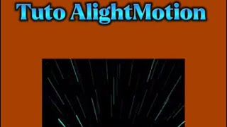 Tuto faisceaux lumineux avec AlightMotion pour les édits [upl. by Honna534]