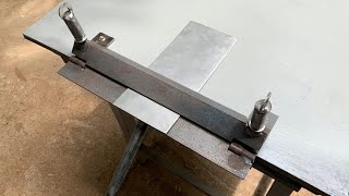 Make A Simple Sheet Metal Bending Tool DIY Projects [upl. by Cal]