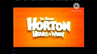 Dr Seuss Horton Hears A Who Tv Spot [upl. by Roel]