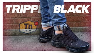 The Triple Black TNs  Nike Air Max Plus TN  Unboxing  Review  On Feet [upl. by Barnett]