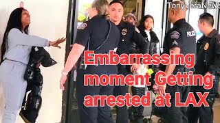 Embarrassing moment Getting arrested at LAX Airport [upl. by Anoirb]