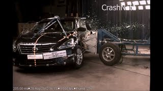 Nissan Altima  2013  Side Crash Test  NHTSA High Speed Camera  CrashNet1 [upl. by Nhguavahs14]