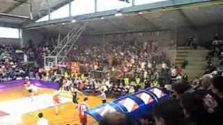 Delije Krusevac Na KK Mega Vizura  KK Crvena Zvezda 8376 1442013 [upl. by Lekim577]