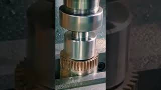 Amazing technology flywheel drilling shaft drilling turning machine metaltrending [upl. by Aserehtairam113]