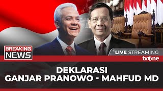 Breaking News Deklarasi Bacawapres Koalisi  tvOne [upl. by Meehahs]