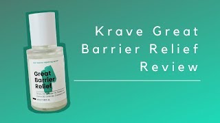 Krave Beauty Great Barrier Relief Review [upl. by Tacita741]