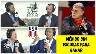 MÉXICO TIENE TODO PARA GANAR Sería inoperante si empata ante EEUU Pietrasanta  Futbol Picante [upl. by Netsrek967]