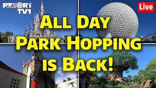 🔴Live All Day Park Hopping is Back at Walt Disney World  4 Park Live Stream  11324 [upl. by Dory]