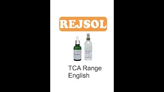 REJSOL TCA Peel Range ENGLISH Chemical Peeling with TCA  Cross Treatment [upl. by Brecher858]