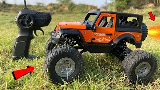 Remote control THAR UNBOXING amp testing  rc THAR  Remote control CLIMBING MAX VEHICLE unboxing [upl. by Euqinomad416]