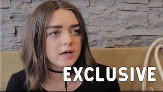 Maisie Williams Talks Game of Thrones Season 5 [upl. by Orlov388]