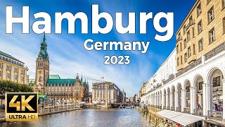 Hamburg 2023 Germany Walking Tour 4k Ultra HD 60fps – With Captions [upl. by Reginauld65]