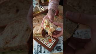 Garlic Herbs and Tomato Bread food [upl. by Nager]