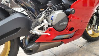 Ducati 959 Panigale  Akrapovič Full System Exhaust RAW SOUND [upl. by Snowber]