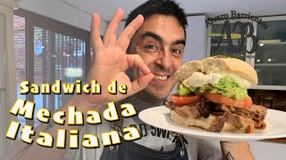 Mechada Italiana Un sándwich increíble fácil y delicioso [upl. by Iene]