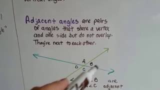 Grade 7 Math 84a Congruent angles and Angle pairs [upl. by Ennairac91]