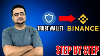 How To Transfer Trust Wallet To Binance  Step By Step 2023 [upl. by Genesa]