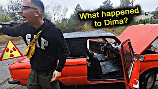 What did they do with our Zaporozhets car in Pripyat☢☢We go to rescue Dimon our guide in Chernobyl [upl. by Nima]